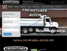 Tablet Screenshot of freightlinerofaustin.com